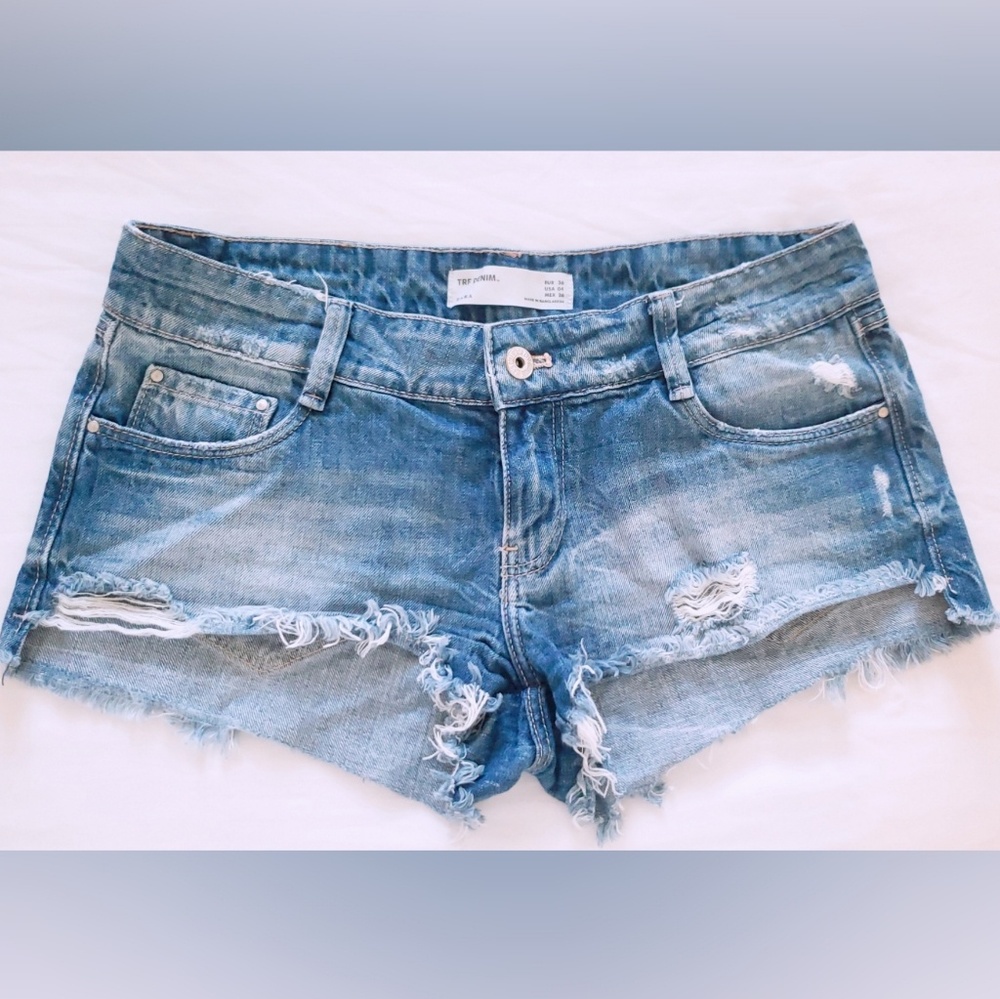 Denim shorts